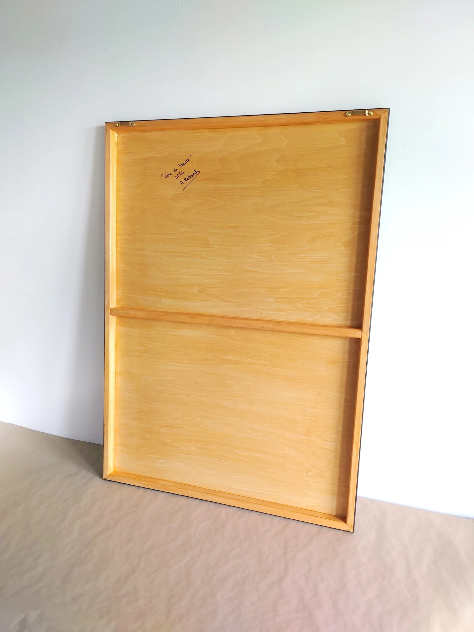 Grande peinture murale tropicale et exotique oiseau tropical perroquet ara ararauna Écho de liberté