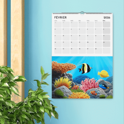 Calendrier océan tropical 2026 - Poisons exotiques dans les récifs de l'océan